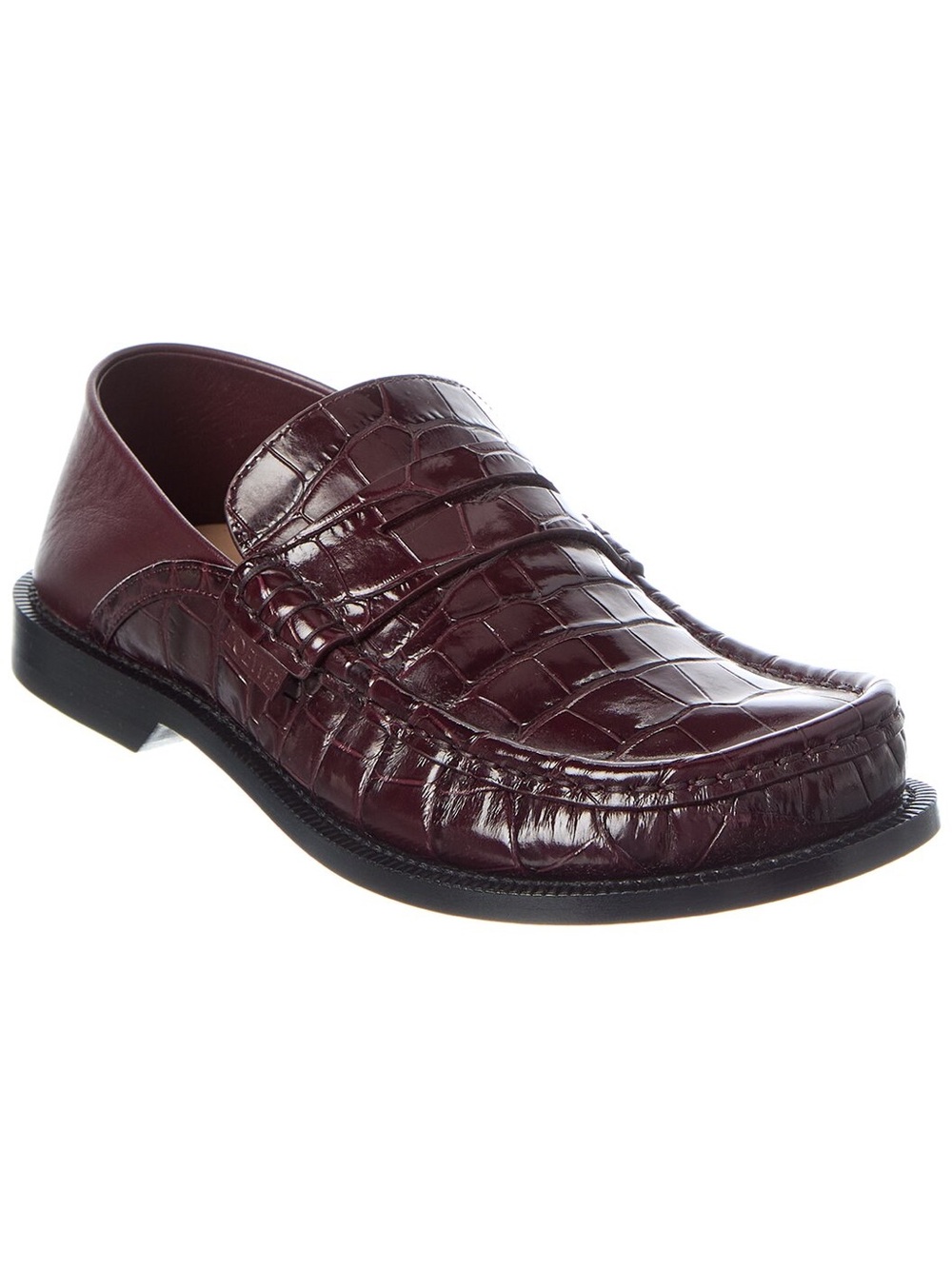 Loewe
Campo Croc-Embossed Leather Loafer